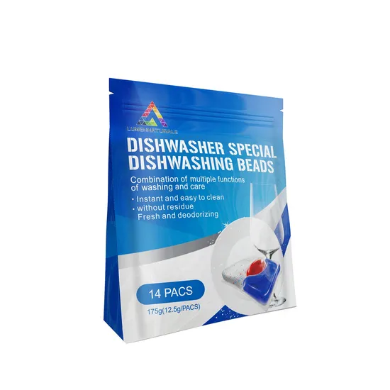 Hard Water Dishwashing Detergent Dishwasher Capsules and Pods 12.5g