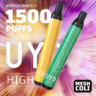 2022 Hot Selling Factory Price Directly 1500 Puff 550mAh Uyd Plus Disposabel Vape Pen  E Cigarette Accessories