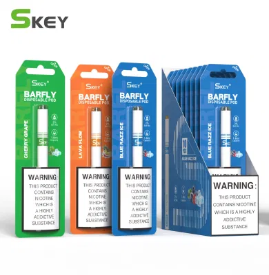 Wholesale Vape Low Price Skey Barfly Slim Vape Pen 2% Nic 500/600 Puffs Cigalike